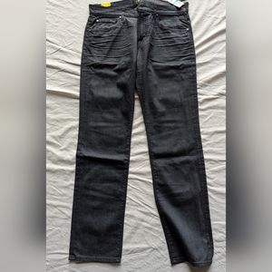 7 for all mankind denim, straight, foolproof denim, size 36